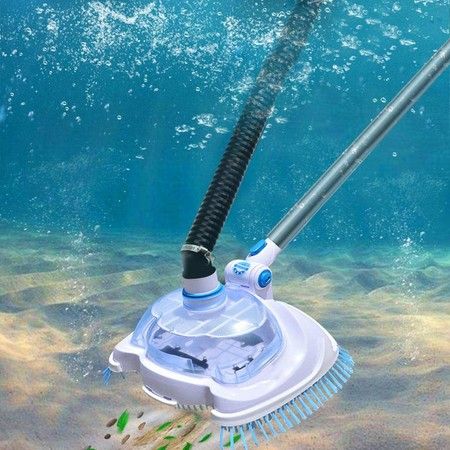 Swimming Pool Suction Vacuum Head, Transparent Manual Suction Machine Cleaning and Maintenance Tools, Pool and Spa Hot Tubs Floor Vacuum Cleaner