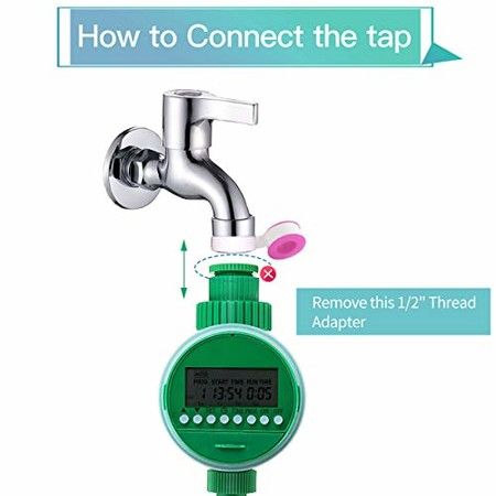 Hose Faucet Water Timer Sprinkler Filter Smart Garden Yard Lawn Greenhouse Drip Irrigation Watering Plant System