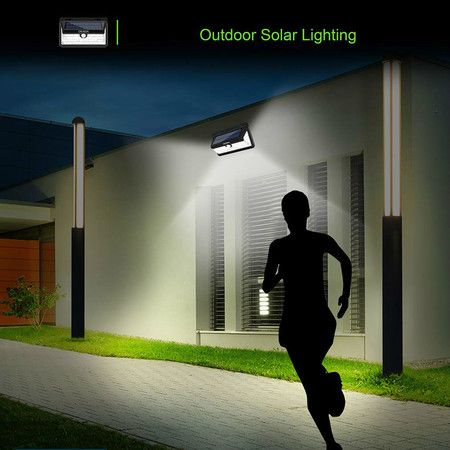 Solar Wall Lamp Villa LED Outdoor Bracket Light Courtyard Wall Lights Landscape Sensor Light Aisle Lights Three-in-one Waterproof