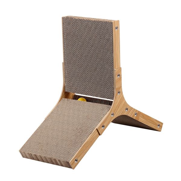 Cat Scratching Board Cat Tree Scratcher Pad Lounge Toy Furniture Corrugated Cardboard