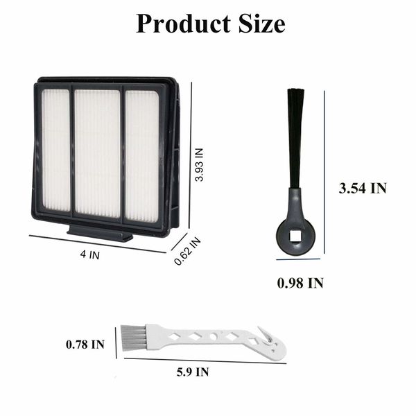 HEPA filter kits  for Shark IQ R101AE (RV1001AE),IQ R101 (RV1001) Robot Vacuum Cleaner