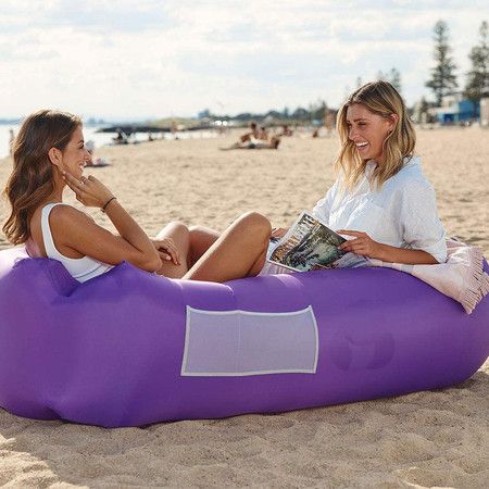 Inflatable Lounger Air Sofa Hammock  Traveling Camping