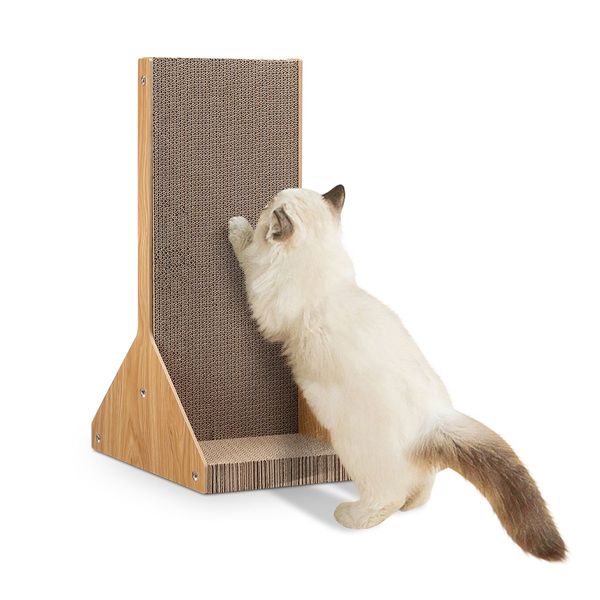 Corrugated Cardboard Cat Scratching Board Cat Tree Scratcher Pad Lounge Toy Furniture 