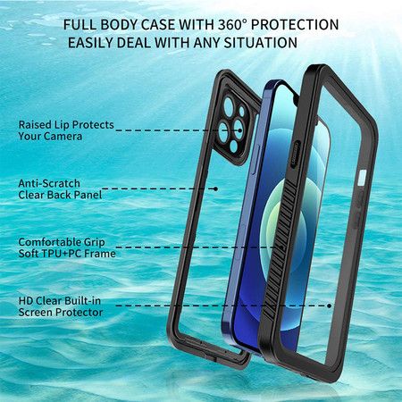 IP68 Waterproof Case for iPhone 12 Pro 6.1 Inch