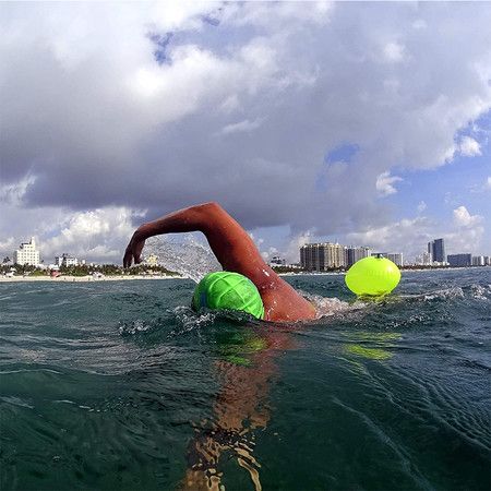 Swim Bubble for Open Water Swimmers and Triathletes (Fluo Green)