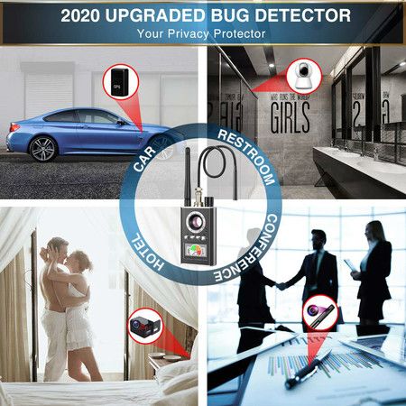 Hidden Camera detectors, Anti Spy RF Detector, Camera Finder for Wireless Audio Bug Camera Detector Finder