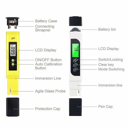 TDS & PH Meter Digital Water Tester