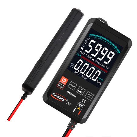 Touch Screen Digital Multimeter 6000 Counts Intelligent Scanning Digital Multimeter AC DC Measurement NCV True RMS Measurement