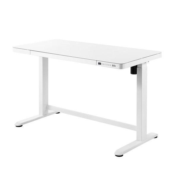 Electric Motorised Standing Desk Height Adjustable Sit Stand Desk Home Office Workstation with Drawers