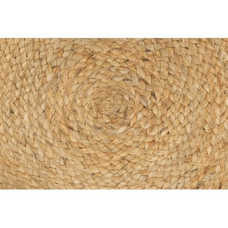 Ava Round Jute Pouf NATURAL