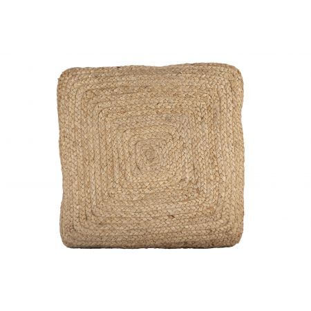 Ava Jute Pouf NATURAL