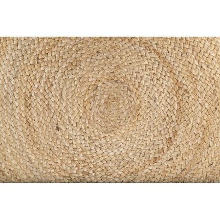 Ava Round Jute Pouf NATURAL 26x7