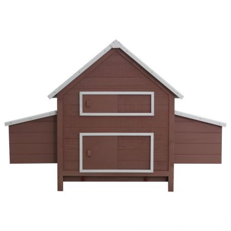 Chicken Coop Brown 157x97x110 cm Wood