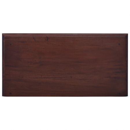 Chest of Drawers Classical Brown Solid Mahogany Wood