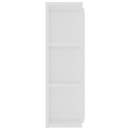 Bathroom Mirror Cabinet White 80x20.5x64 cm Chipboard