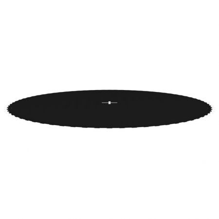 Jumping Mat Fabric Black for 13 Feet/3.96 m Round Trampoline