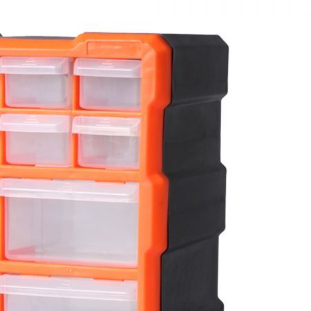 Tool Storage Cabinet Organiser Drawer Bins Toolbox Part Chest Divider 12 Drawers