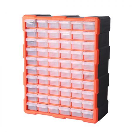 Tool Storage Cabinet Organiser Drawer Bins Toolbox Part Chest Divider 60 Drawers