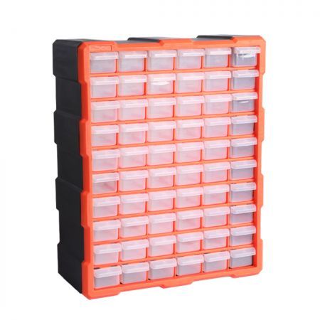 Tool Storage Cabinet Organiser Drawer Bins Toolbox Part Chest Divider 60 Drawers