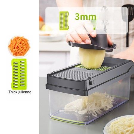 Vegetable Cutter Kitchen Accessories  Slicer Fruit Cutter Potato Peeler Carrot Cheese Grater Vegetable Slicer