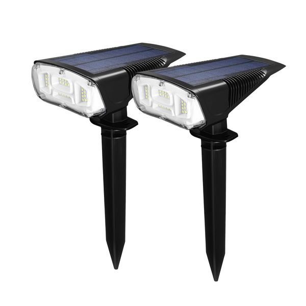 4x 40 LED Solar Powered Garden Lights Outdoor Security Sensor Spotlight