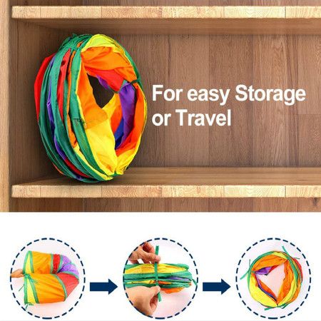 Cat Tunnel with Play Ball, Interactive Peek-a-Boo Cat Chute Cat Tube Toy, Camouflage S-Tunnel for Indoor Cat, Best for Pet