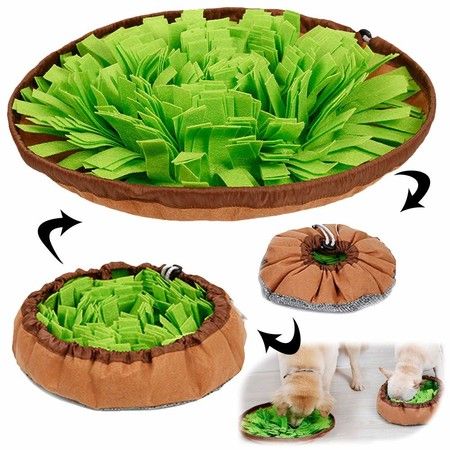 Pet Snuffle Mat for Dogs Cats Pets Interactive Feed Game for training