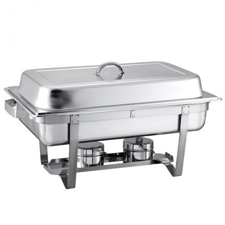 4.5L Dual Tray Stainless Steel Chafing Food Warmer Catering Dish