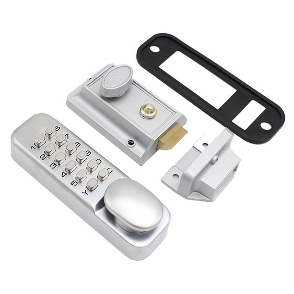 Push Button Digital Combination Security Door Lock Zinc Alloy