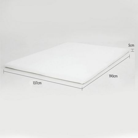 Laura Hill High Density Mattress foam Topper 5cm - Double