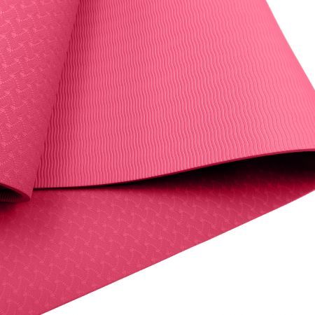 Powertrain Eco-Friendly TPE Yoga Pilates Exercise Mat 6mm - Rose Pink