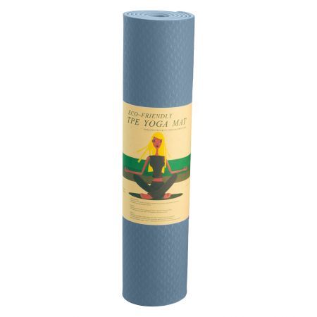 Powertrain Eco-Friendly TPE Yoga Pilates Exercise Mat 6mm - Sky Blue