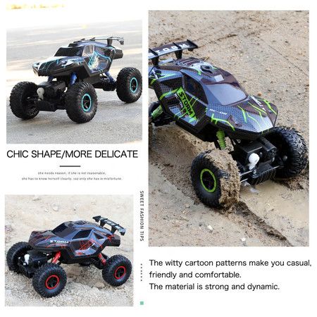 2.4G remote control light spray climbing car,high-speed driving,multi-scene climbing ,spray exhaust when driving