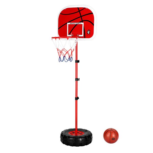 2m Basketball Hoop for Toddler Kids Children Portable Adjustable Indoor Training Set 