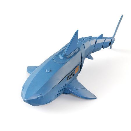 Remote Control Shark Toy with LED Light, Rechargeable Electric Toy RC Shark with 2 Battery Pool Toys for Kids,1:18 Scale 2.4G High Simulation Toy Shark for Swimming Bathroom Shark Pool Toys