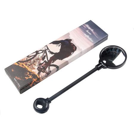 Bike Mirror Rotatable And Adjustable Wide Angle Rear View Shockproof Convex Mirror Universal For Bike Bicycle