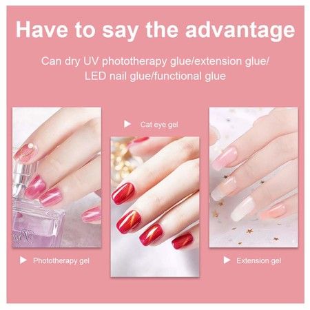 UV LED Nail Lamp 54W, Professional Nail Dryer Gel Polish Light, Nail Polish Curing Gel LED Dryer, Professional Nail Art Tools with Automatic Sensor