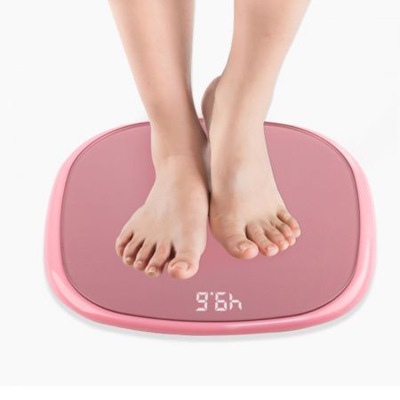 2X 180kg Digital Fitness Weight Bathroom Gym Body LCD Electronic Scales Pink/Rose