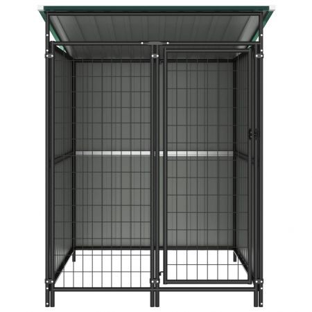 Outdoor Dog Kennel 133x133x163 cm