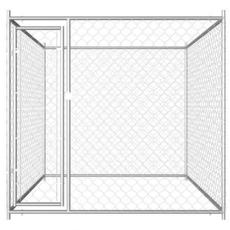 Outdoor Dog Kennel 193x193x185 cm