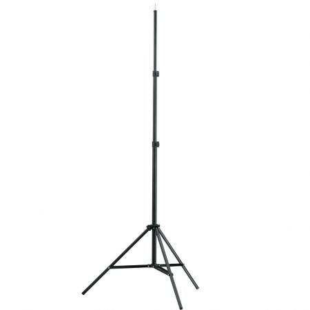 Telescopic Background Support System + White Backdrop 3x5 m