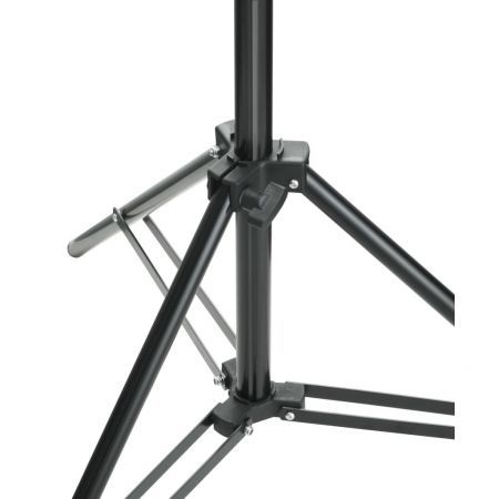 Telescopic Background Support System + White Backdrop 3x5 m