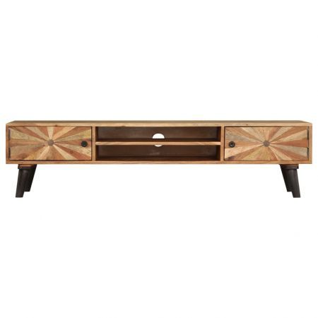 TV Cabinet Solid Mango Wood 145x35x35 cm