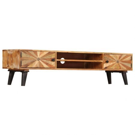 TV Cabinet Solid Mango Wood 145x35x35 cm