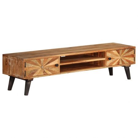 TV Cabinet Solid Mango Wood 145x35x35 cm