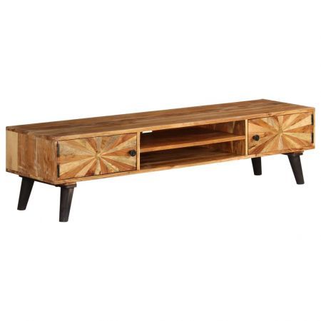 TV Cabinet Solid Mango Wood 145x35x35 cm