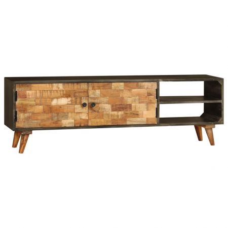 TV Cabinet Solid Mango Wood 140x30x45 cm