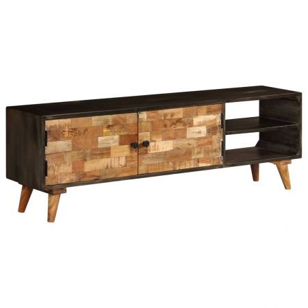 TV Cabinet Solid Mango Wood 140x30x45 cm