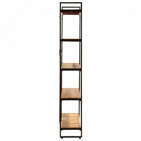 5-Tier Bookcase 140x30x180 cm Solid Reclaimed Wood