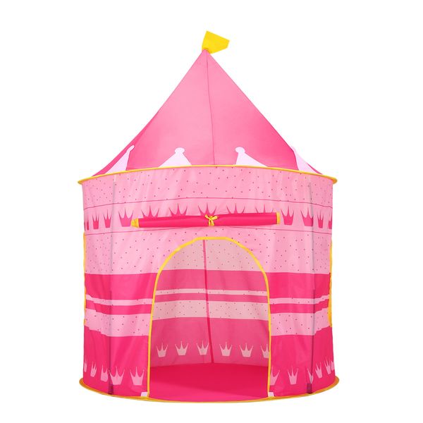 Kids Play Tent Princess Castle for Girls Children Play House Indoor Outdoor Game Pink